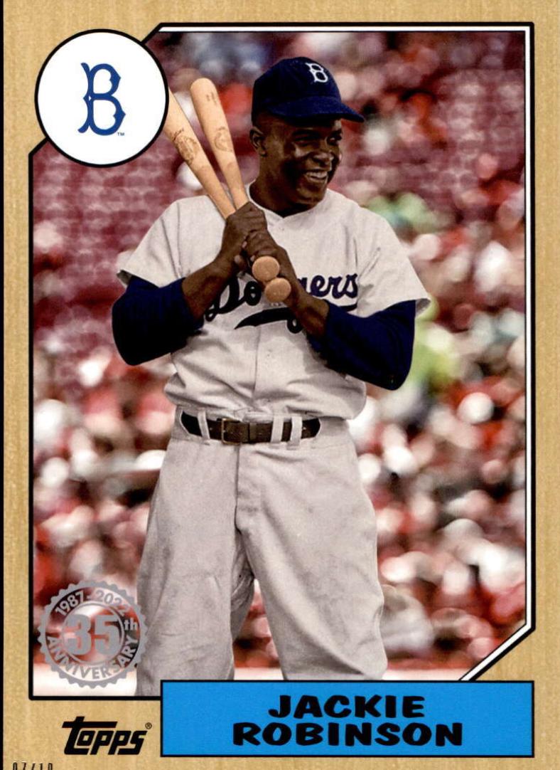 Jackie Robinson [5x7 Gold] #T87-69