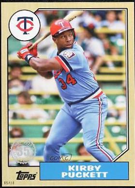 Kirby Puckett [5x7 Gold] #T87-40