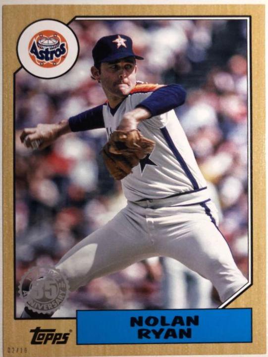 Nolan Ryan [5x7 Gold] #T87-94