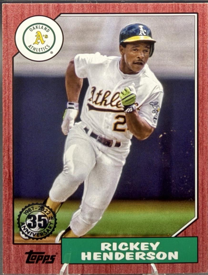 Rickey Henderson [Red] #T87-84