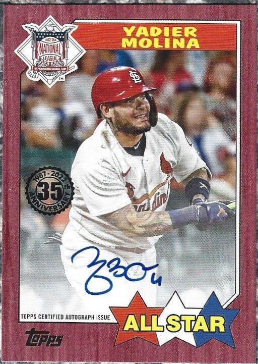 Yadier Molina [Red] #87ASA-YMO