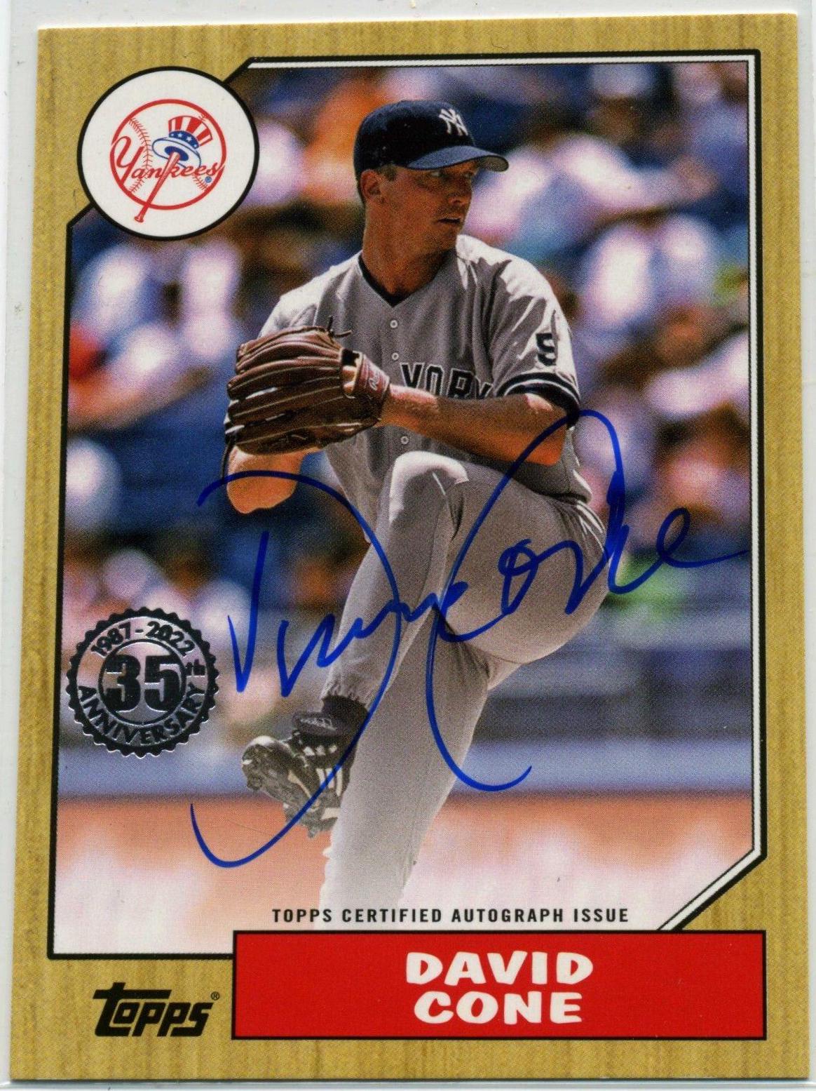David Cone #87BA-DCO