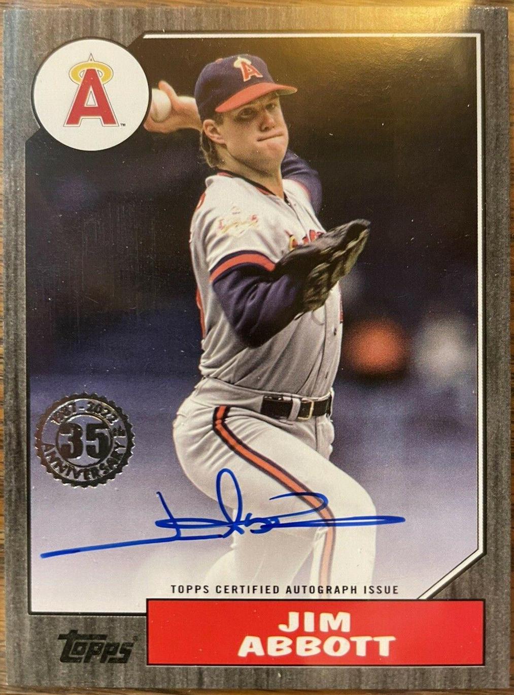 Jim Abbott #87BA-JIA
