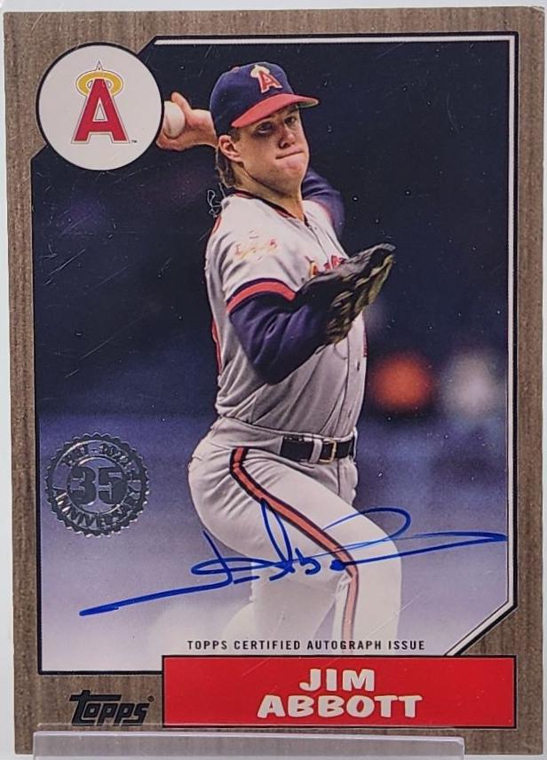 Jim Abbott [Gold] #87BA-JIA