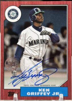 Ken Griffey Jr. [Red] #87BA-KG