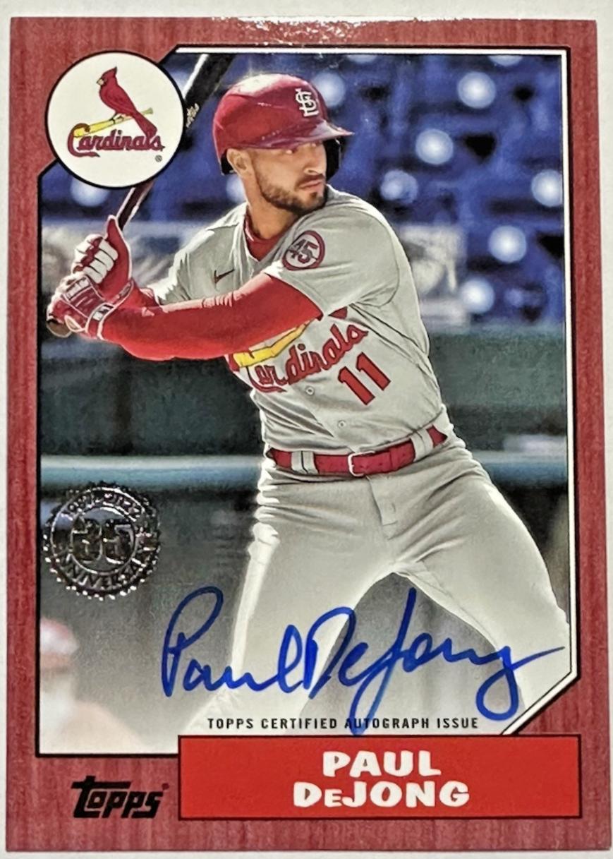 Paul DeJong [Red] #87BA-PD