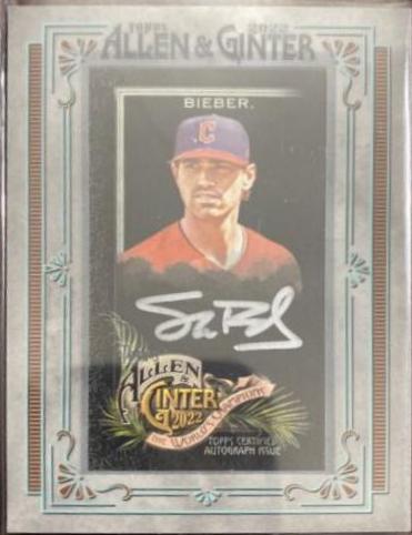 Shane Bieber [X Black Frame] #MA-SBI