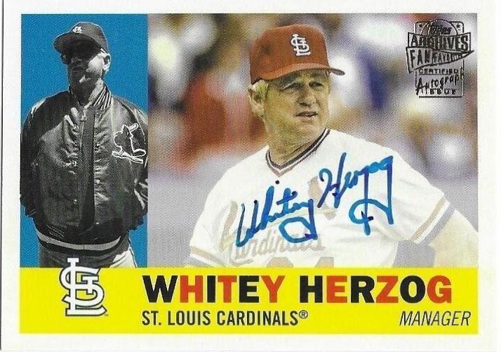Whitey Herzog #60FF-WH