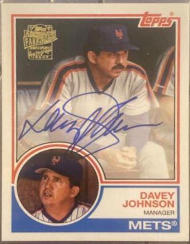 Davey Johnson #83FF-DJ