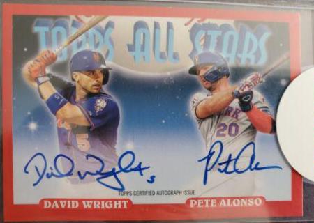 Pete Alonso, David Wright [Red] #93AS-WA