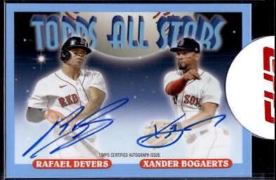 Xander Bogaerts, Rafael Devers [Blue] #93AS-DB