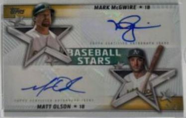 Mark McGwire, Matt Olson #BSDA-MO