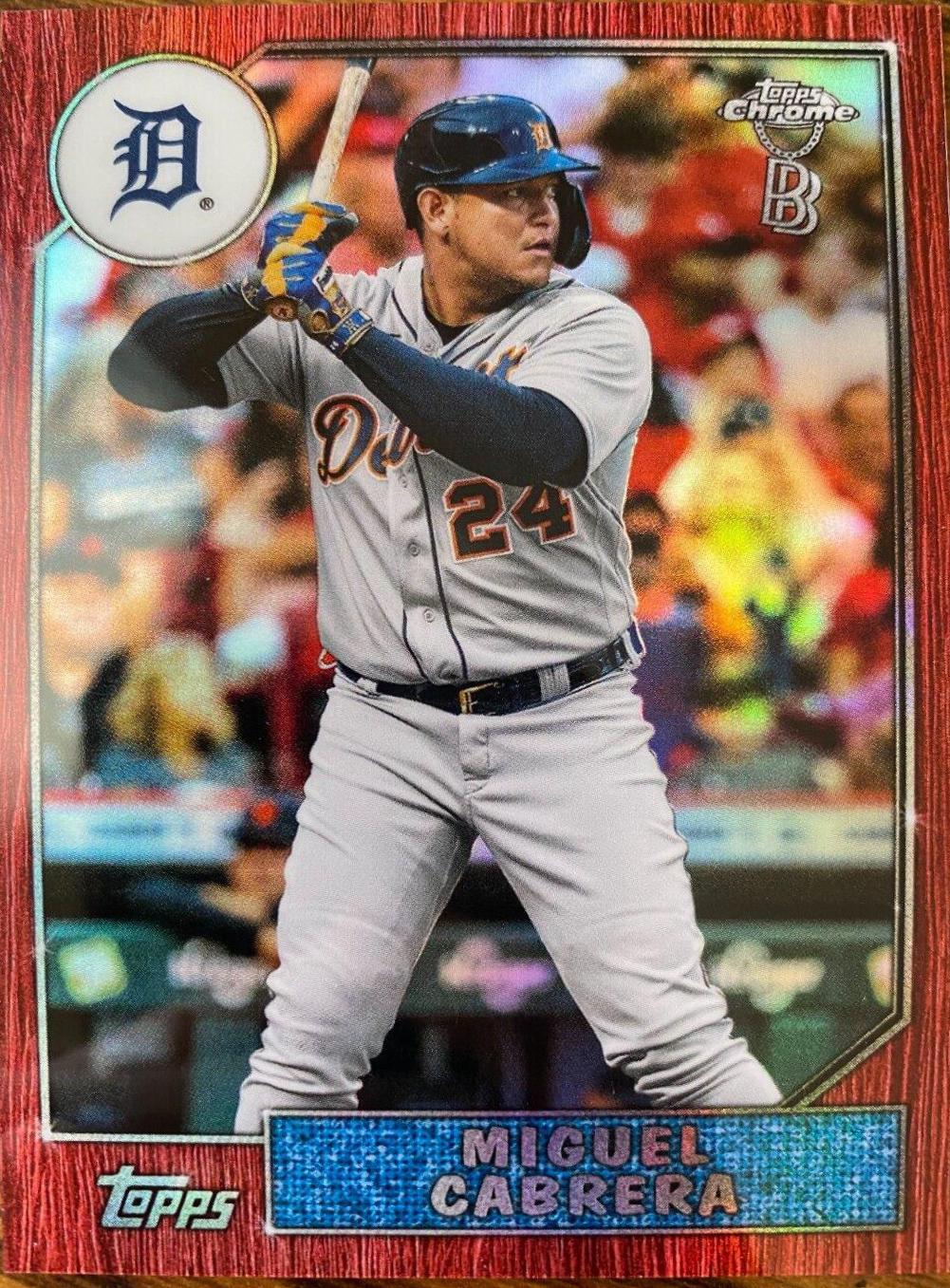 Miguel Cabrera [Ben Baller Red] #87BC-3