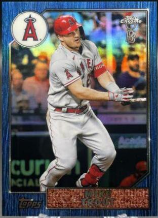 Mike Trout [Ben Baller Blue] #87BC-1