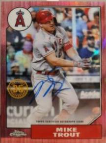 Mike Trout [Red] #87BA-MT