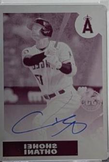 Shohei Ohtani [Printing Plate] #87BA-SO