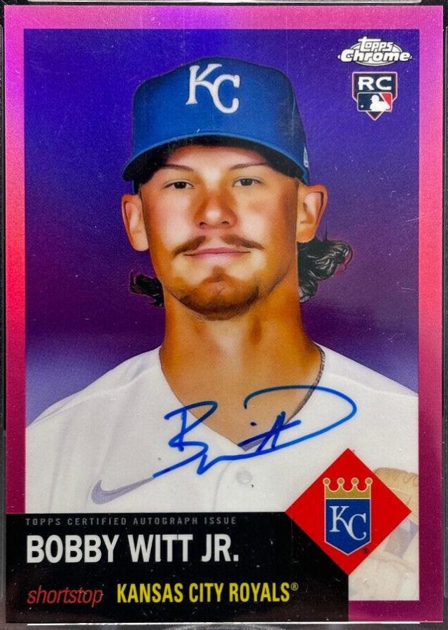 Bobby Witt Jr. [Pink Refractor] #CPA-BWJ