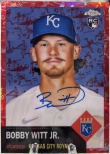 Bobby Witt Jr. [Red Refractor] #CPA-BWJ
