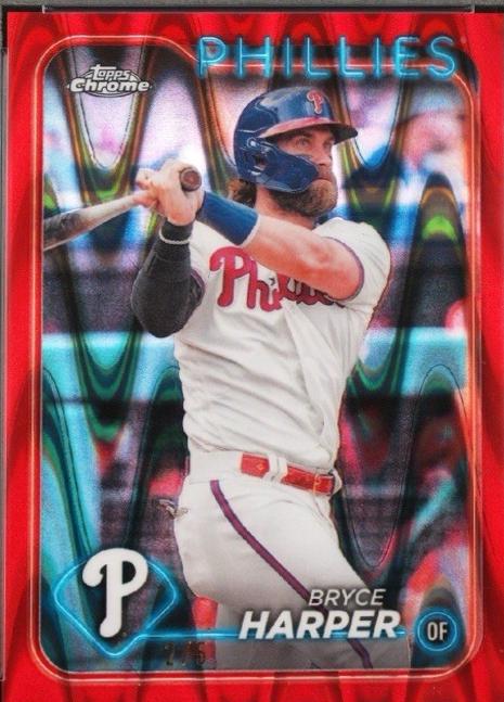 Bryce Harper [RayWave Red Refractor] #62