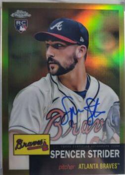 Spencer Strider [Gold Refractor] #CPA-SS