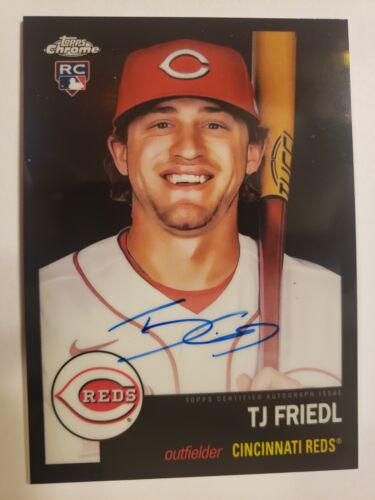 TJ Friedl [Black Refractor] #CPA-TF
