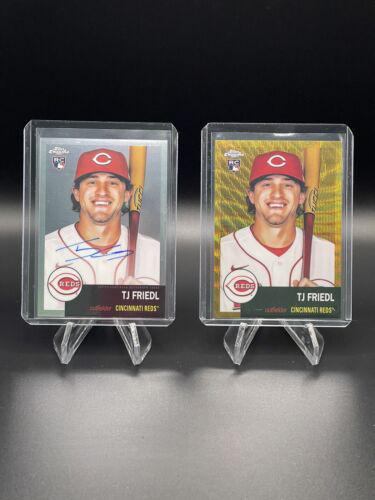 TJ Friedl [Gold Refractor] #CPA-TF