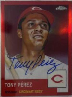 Tony Perez [Red Refractor] #CPA-TP