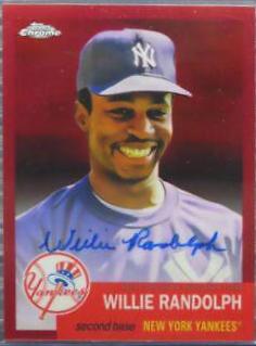 Willie Randolph [Red Refractor] #CPA-WR