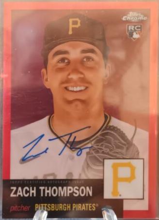 Zach Thompson [Toile Cream Red Refractor] #CPA-ZT