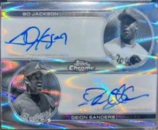 Deion Sanders, Bo Jackson [Black & White RayWave] #DA-JS