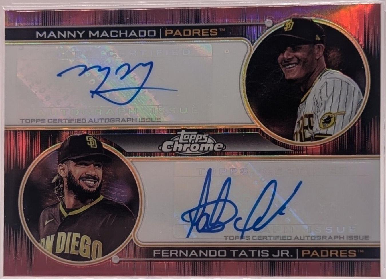 Manny Machado, Fernando Tatis Jr. [Red Black Pulse] #DA-MT