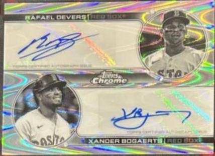 Xander Bogaerts, Rafael Devers [Black & White RayWave] #DA-DB