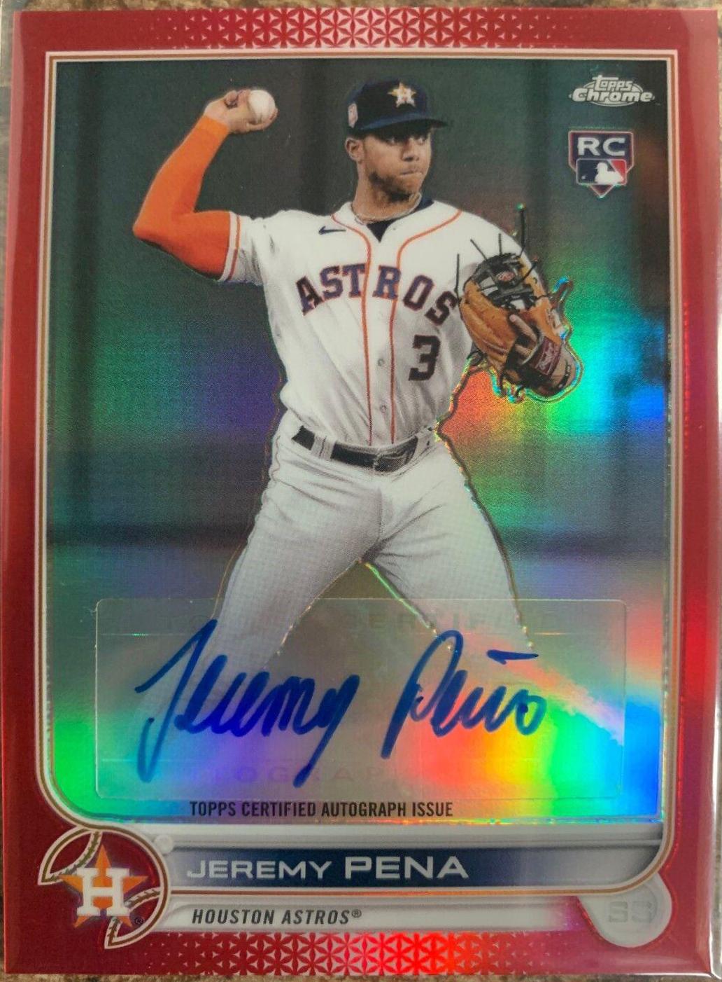 Jeremy Pena [Red] #AC-JP