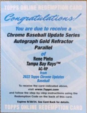 Rene Pinto [Gold] #AC-RP