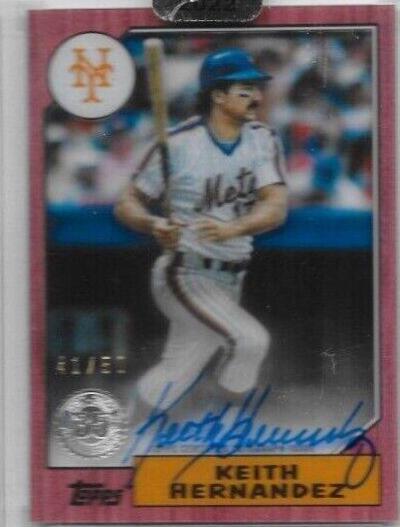 Keith Hernandez [Red] #87TBA-KH