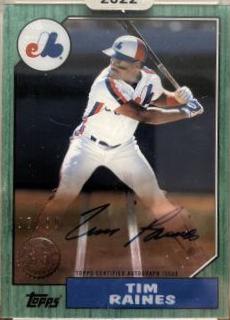 Tim Raines [Green] #87TBA-TR