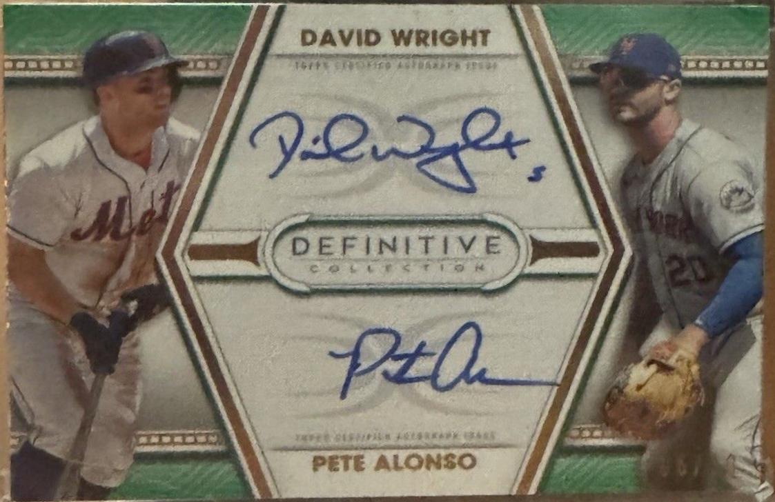 David Wright, Pete Alonso [Green] #DAC-WAL