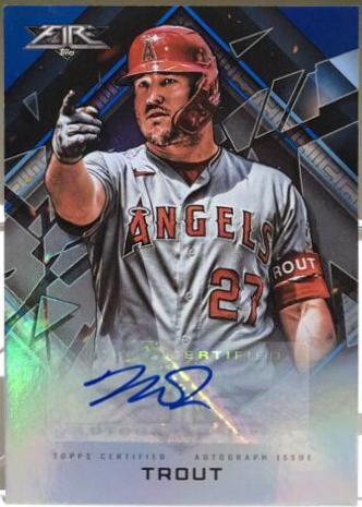 Mike Trout [Blue] #FA-MT