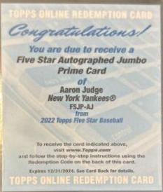 Aaron Judge #FSJP-AJ