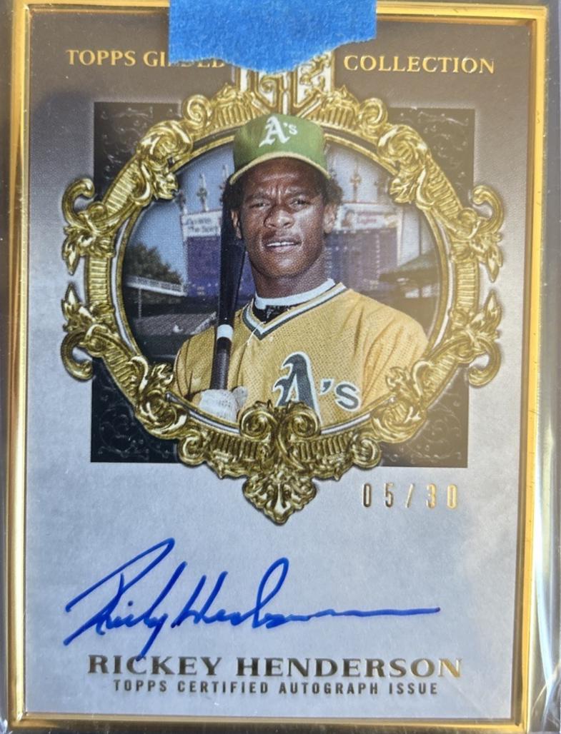 Rickey Henderson #HAFA-RH