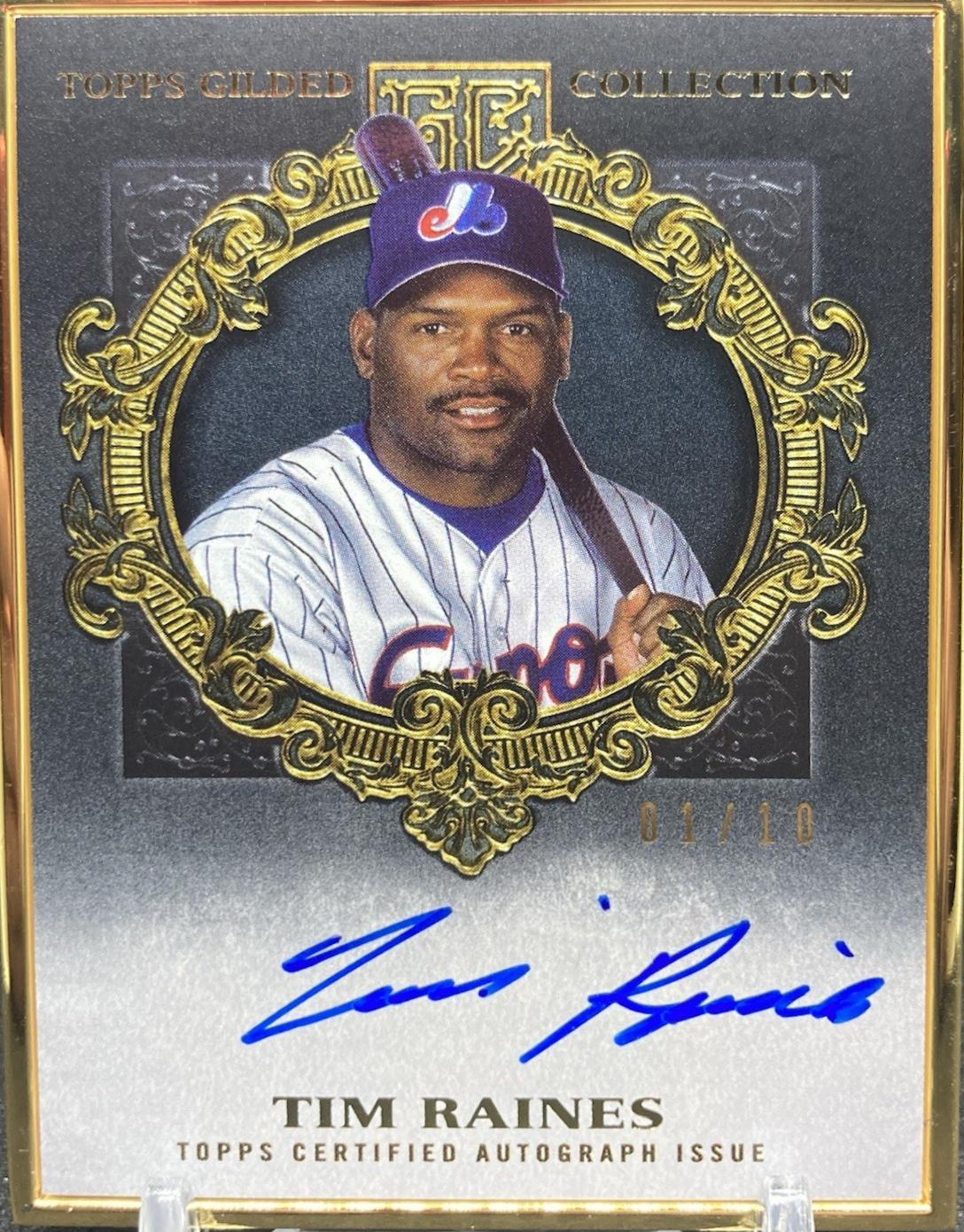 Tim Raines [Onyx] #HAFA-TR