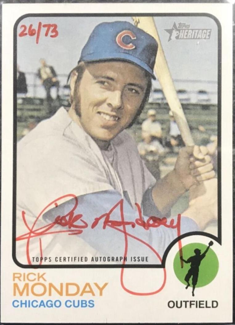 Rick Monday [Special Edition Red Ink] #ROA-RM