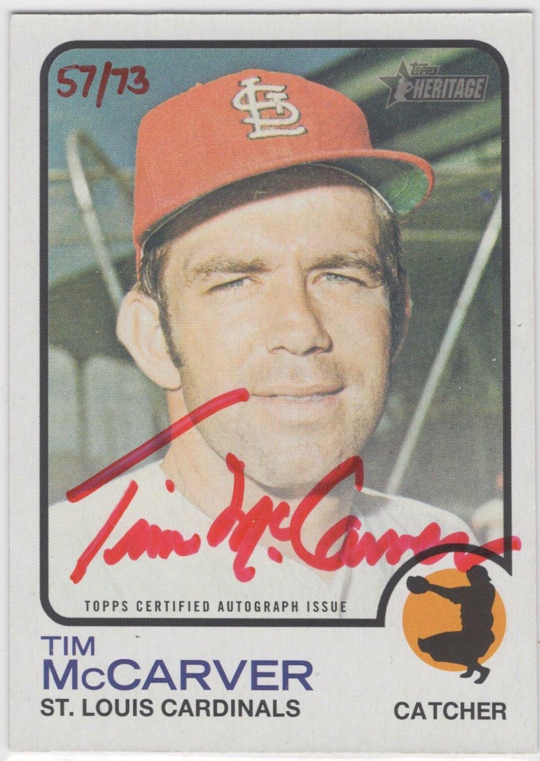 Tim McCarver [Special Edition Red Ink] #ROA-TMC
