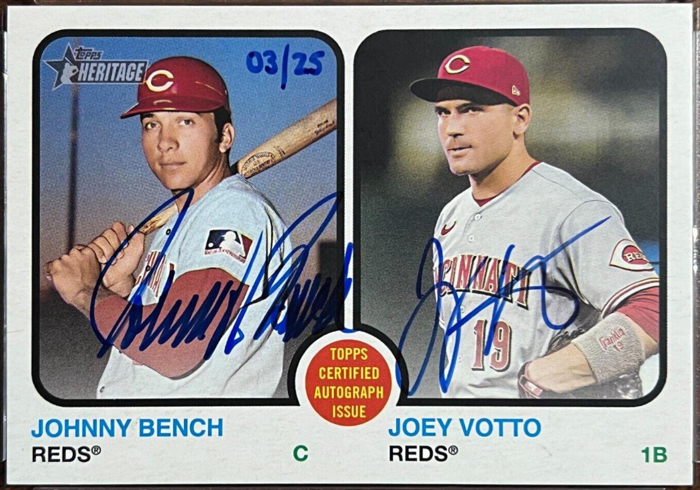Johnny Bench, Joey Votto #RODA-BV