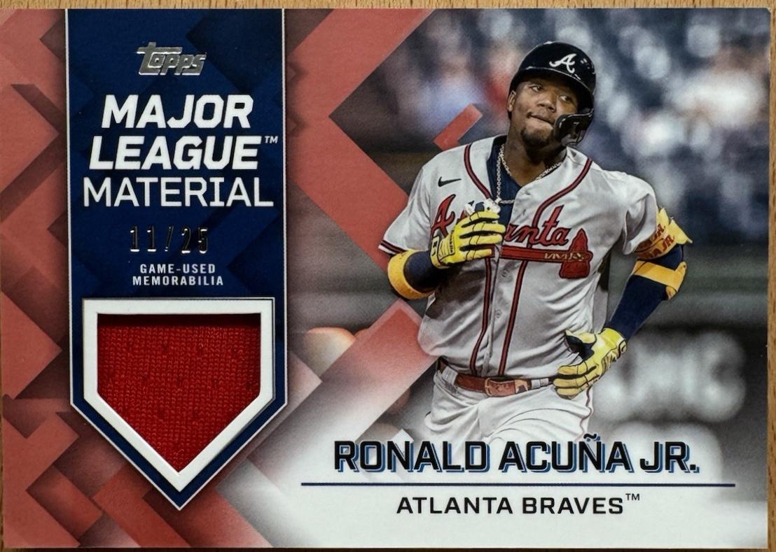 Ronald Acuna Jr. [Red] #MLM-RA