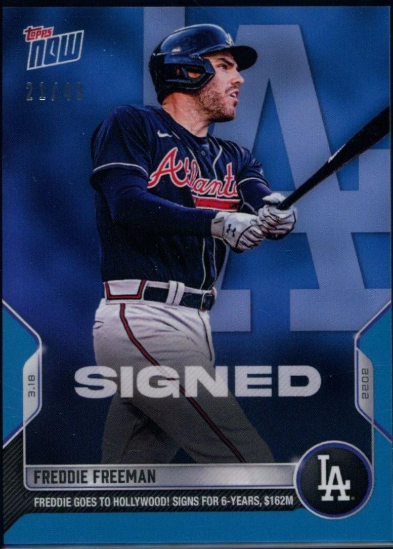 Freddie Freeman [Blue] #ST-9