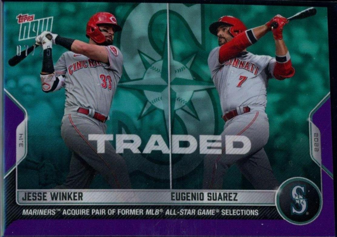 Jesse Winker, Eugenio Suarez [Purple] #ST-5