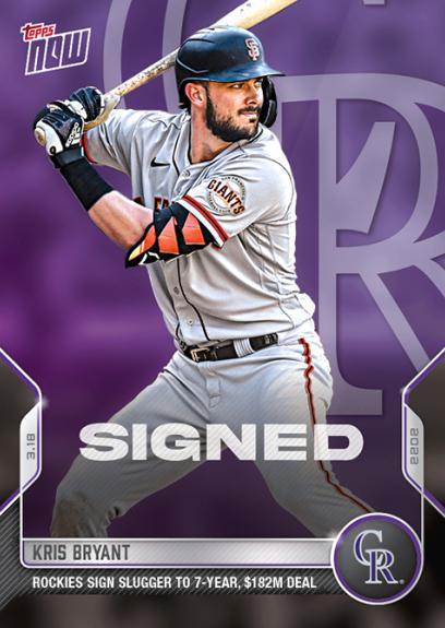 Kris Bryant #ST-8