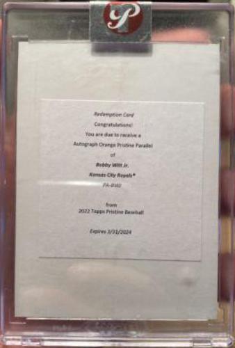 Bobby Witt Jr. [Refractor] #PA-BWJ