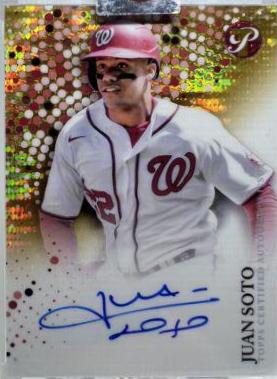 Juan Soto [Gold Refractor] #PA-JS
